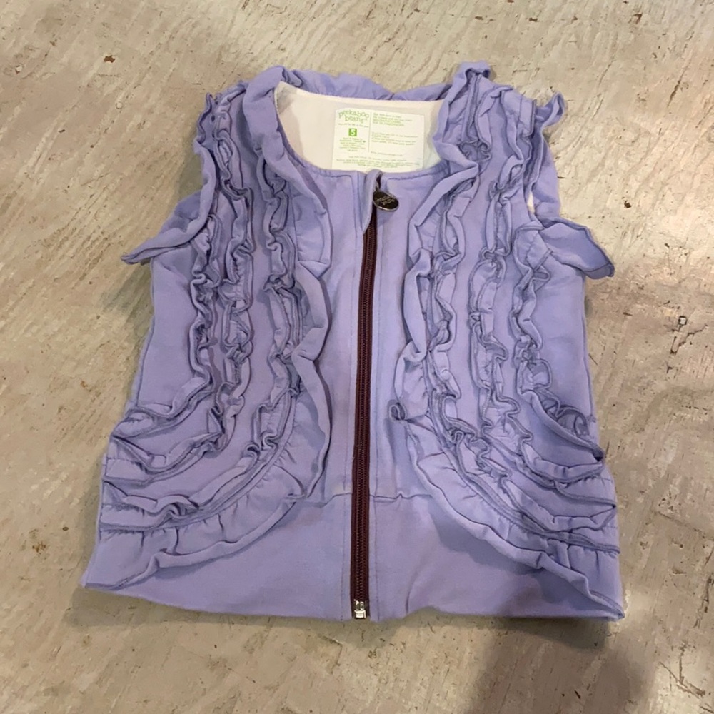 Peekaboo Beans fleece-lined vest
